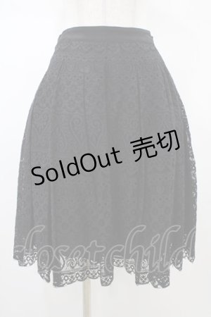 画像: Jane Marple Dans Le Salon / レースタックスカート  ブラック H-26-02-03-1035-JM-SK-KB-ZH