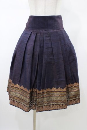 画像: Jane Marple Dans Le Salon / グリッタープリントスカート  パープル H-26-02-03-1036-JM-SK-KB-ZH