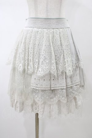 画像: Jane Marple Dans Le Salon / ランダムレーススカート  グレー H-26-02-03-1040-JM-SK-KB-ZH