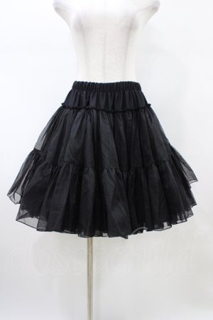 画像: kuroobi / 遮熱パニエ(48cm丈)  ブラック H-26-02-03-1041-0-SK-KB-ZH