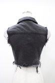 画像2: KILL STAR / DENIM VEST XS グレー H-26-02-03-1044-SL-TO-KB-ZH (2)