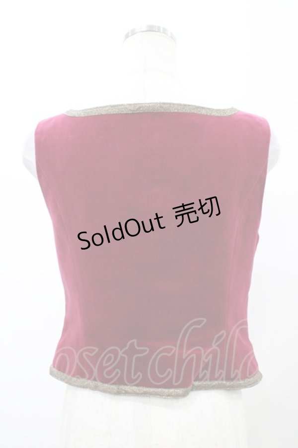 画像2: Jane Marple / 別珍ビスチェ  ワイン H-26-02-03-1046-JM-JA-KB-ZH (2)