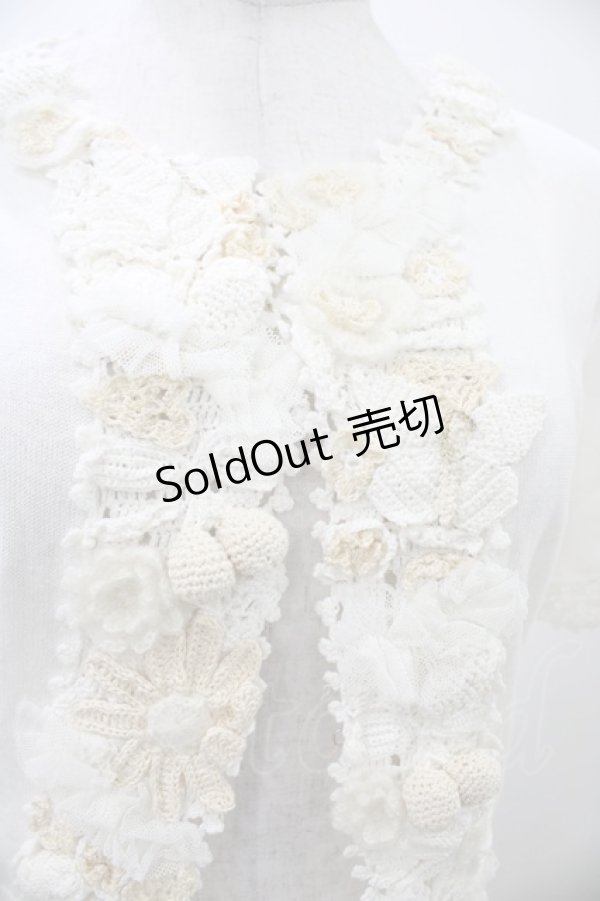 画像3: Jane Marple / 鍵編みニットボレロ  オフ H-26-02-03-1047-JM-TO-KB-ZH (3)
