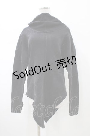 画像: Daker Wavs / ダメージプルパーカー XS ブラック H-26-02-03-1048-0-TO-KB-ZH