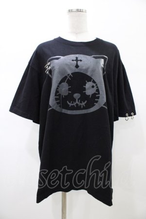 画像: HANGRY&ANGRY / アンちゃん頭T-shirt  ブラック H-26-02-03-1050-HN-TO-KB-ZH