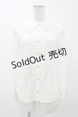 画像: Jane Marple Dans Le Salon / レースブラウス  オフホワイト H-26-02-03-1056-JM-BL-KB-ZH