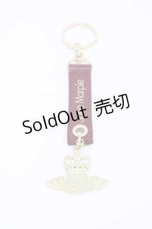 画像: Jane Marple / エンジェルプレートキーホルダー  ワイン H-26-02-03-1009-JM-ZA-KB-ZH