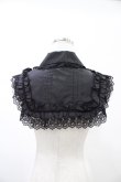 画像2: ATELIER PIERROT / 薔薇レース付け襟  ブラック H-26-02-03-1014-EL-ZA-KB-ZH (2)