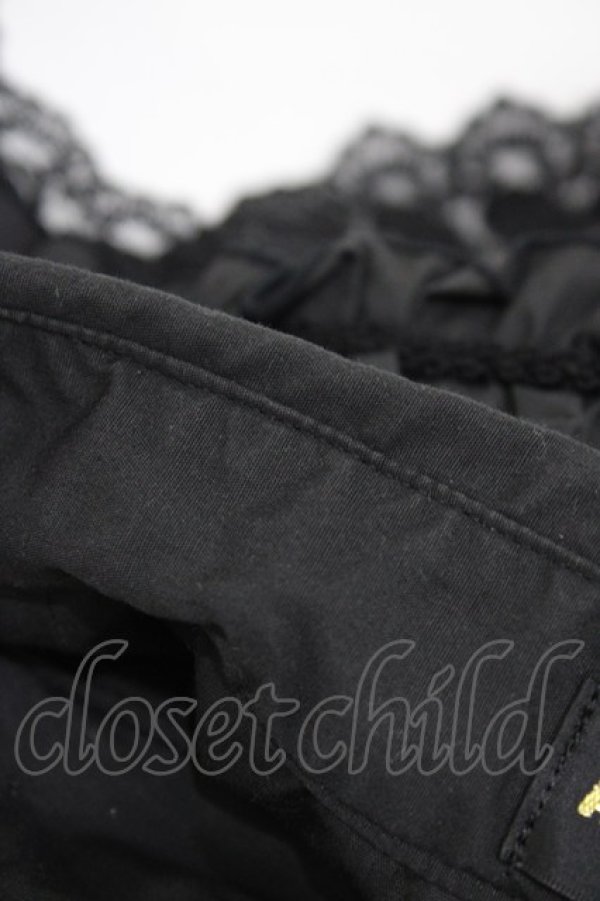 画像3: ATELIER PIERROT / 薔薇レース付け襟  ブラック H-26-02-03-1014-EL-ZA-KB-ZH (3)