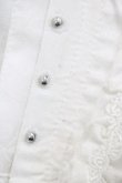 画像3: ATELIER PIERROT / フリルレースショートコルセット  ホワイト H-26-02-03-1015-EL-ZA-KB-ZH (3)