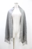 画像1: Jane Marple / エンブロイダリーストール  グレー H-26-02-03-1018-JM-ZA-KB-ZH (1)