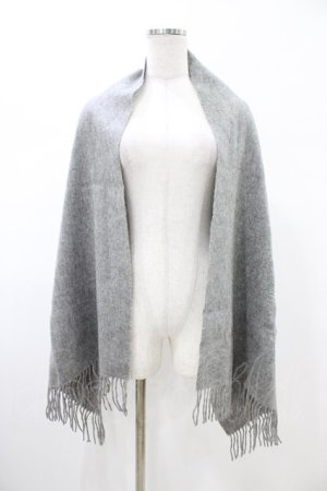 画像: Jane Marple / エンブロイダリーストール  グレー H-26-02-03-1018-JM-ZA-KB-ZH