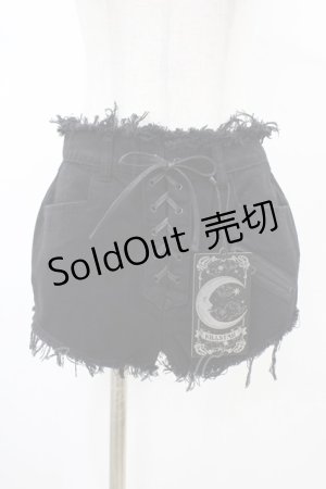 画像: KILL STAR / LIL' DEVIL DENIM SHORT PANTS XS ブラック H-26-02-03-1019-SL-PA-KB-ZH