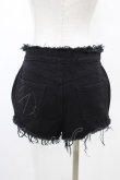 画像2: KILL STAR / LIL' DEVIL DENIM SHORT PANTS XS ブラック H-26-02-03-1019-SL-PA-KB-ZH (2)