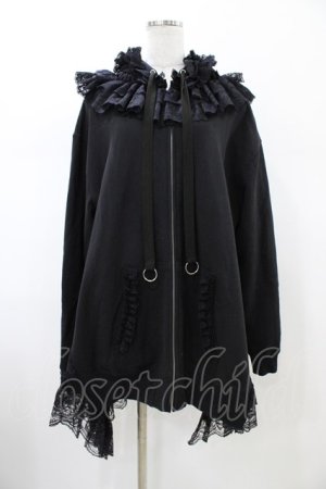 画像: HANGRY&ANGRY / 猫耳ドレスパーカー  ブラック H-26-02-03-1020-HN-TO-KB-ZH