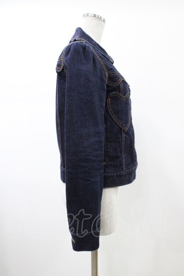 画像3: Jane Marple / ハートデニムジャケット  ブルーデニム H-26-02-03-1022-JM-JA-KB-ZH (3)