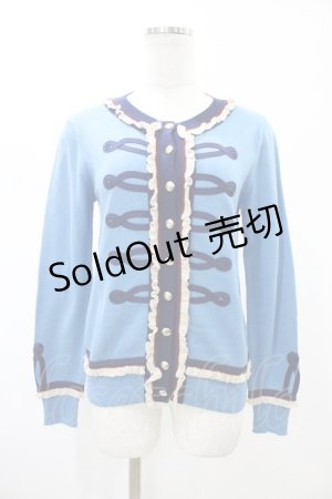 画像: Jane Marple / ナポレオンカーディガン  ブルー H-26-02-03-1025-JM-TO-KB-ZH