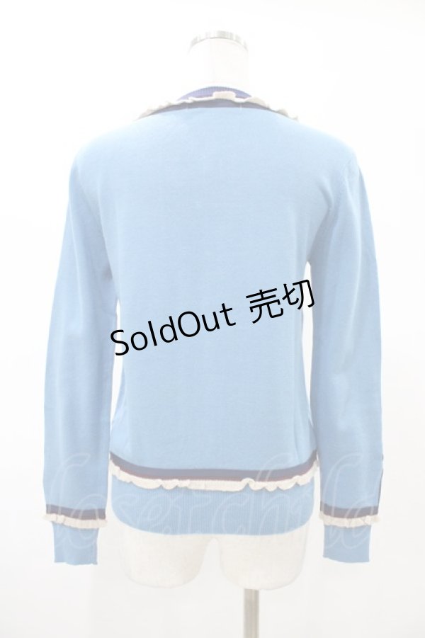 画像2: Jane Marple / ナポレオンカーディガン  ブルー H-26-02-03-1025-JM-TO-KB-ZH (2)