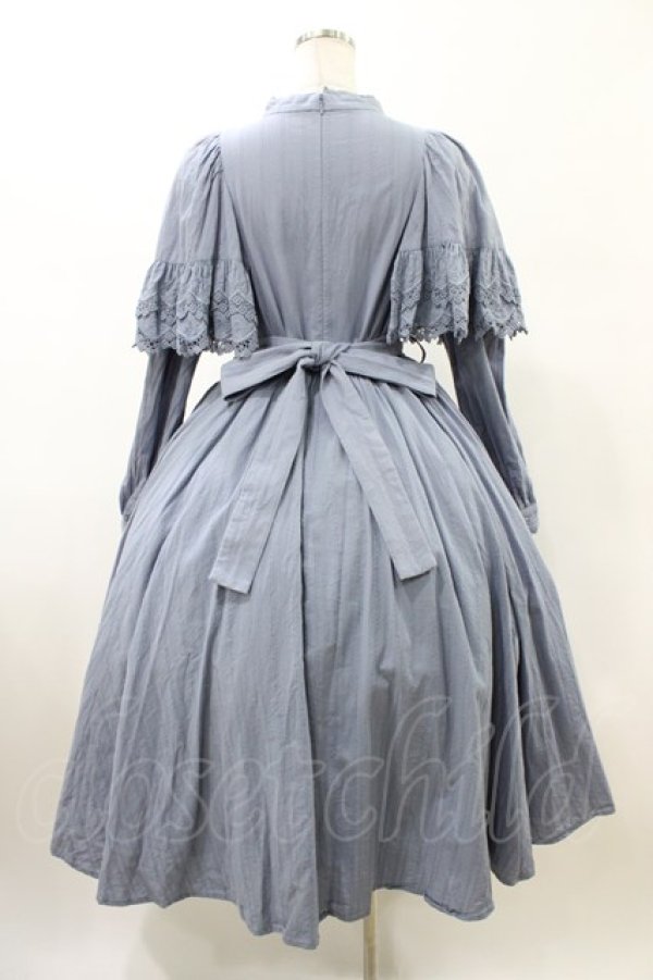 画像2: Sheglit / "Campanula"ケープワンピース  ダルブルー H-26-02-03-1026-EL-OP-KB-ZH (2)