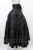 画像3: ATELIER PIERROT / Long Corset Skirt  ブラック H-26-02-03-1028-EL-SK-KB-ZH (3)