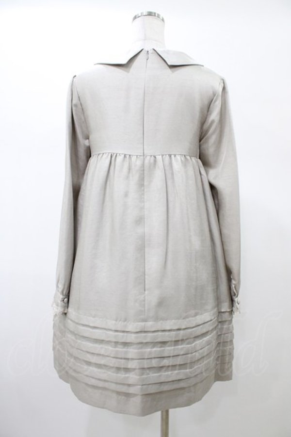 画像2: Jane Marple / レースフリルワンピース  グレー H-26-02-03-1030-JM-OP-KB-ZH (2)