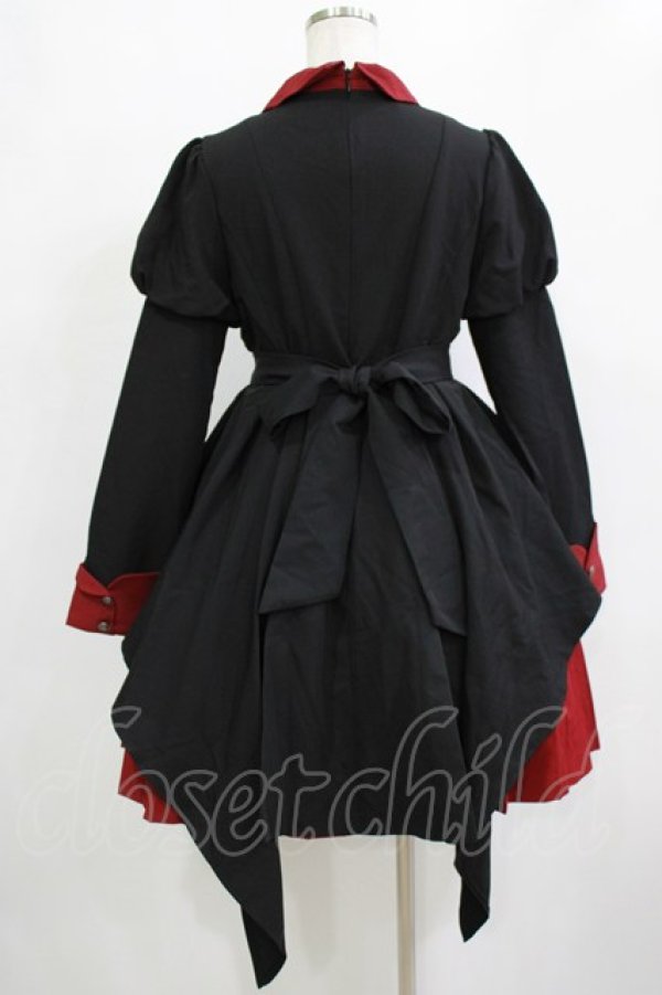 画像3: Alice Doll（海外ロリータブランド） / レイヤードワンピース M ブラック H-26-02-03-005-PU-OP-NS-ZH (3)