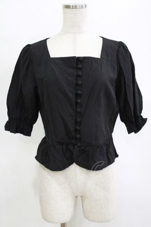 画像: an another angelus / コルセットブラウス Free ブラック H-26-02-03-061-CA-BL-NS-ZH