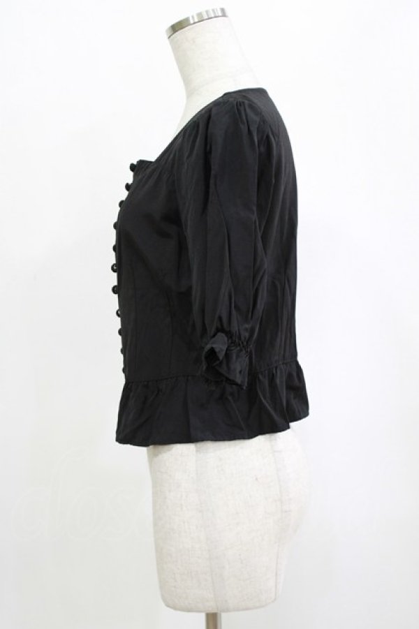 画像2: an another angelus / コルセットブラウス Free ブラック H-26-02-03-061-CA-BL-NS-ZH (2)