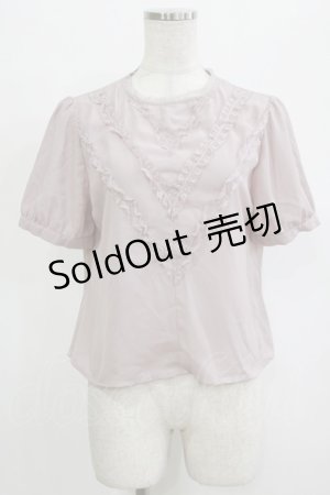 画像: an another angelus / レース使いブラウス Free LAVENDER H-26-02-03-062-CA-BL-NS-ZH