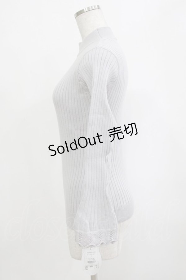 画像2: an another angelus / フレアースリーブハイネックリブニットプルオーバー Free LIGHT GRAY H-26-02-03-067-CA-TO-NS-ZH (2)