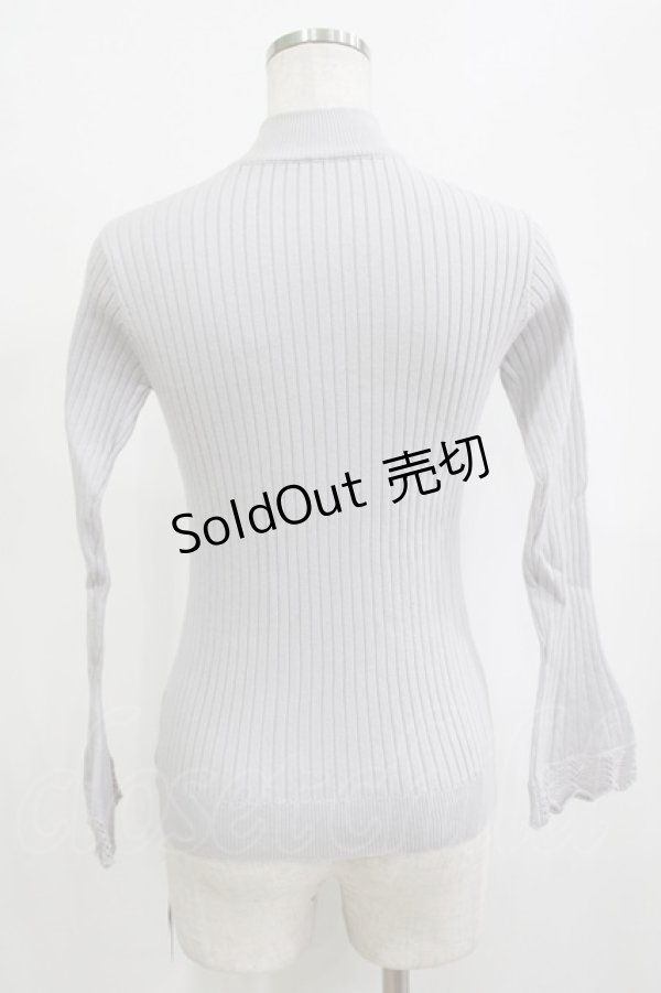 画像3: an another angelus / フレアースリーブハイネックリブニットプルオーバー Free LIGHT GRAY H-26-02-03-067-CA-TO-NS-ZH (3)