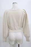 画像3: an another angelus / ローズ同色刺繍シャギーニットプルオーバー Free IVORY H-26-02-03-070-CA-TO-NS-ZH (3)