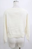 画像3: F&A / 袖ローズ刺繍ニットプルオーバー Free OFFWHITE H-26-02-03-071-LO-TO-NS-ZH (3)