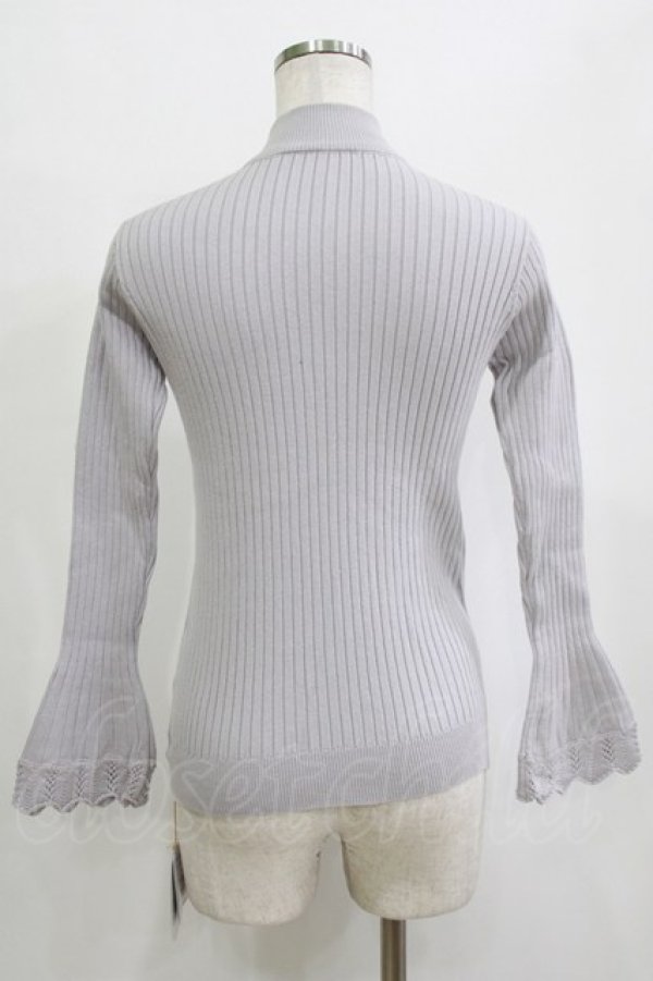 画像3: an another angelus / フレアースリーブハイネックリブニットプルオーバー Free LIGHT GRAY H-26-02-03-072-CA-TO-NS-ZH (3)