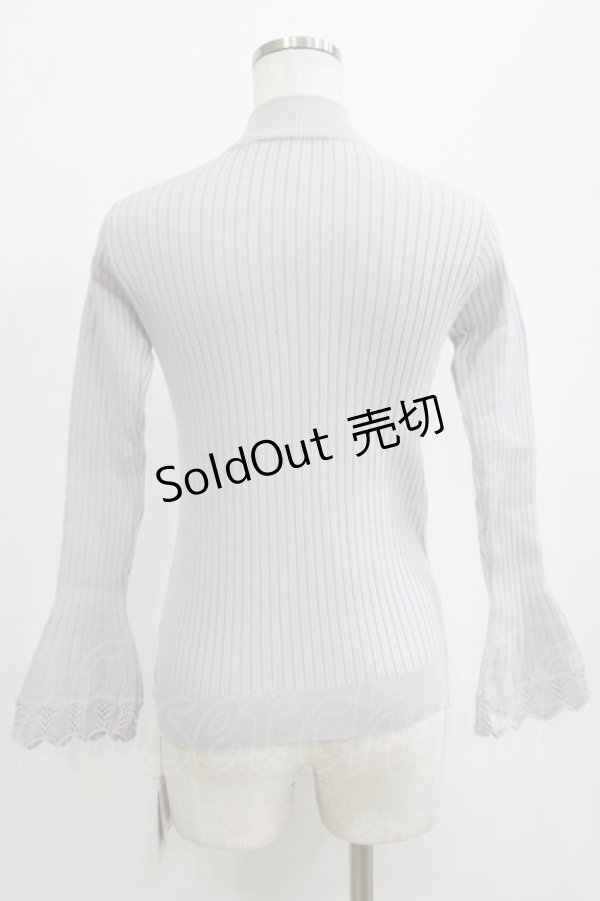 画像3: an another angelus / フレアースリーブハイネックリブニットプルオーバー Free LIGHT GRAY H-26-02-03-072-CA-TO-NS-ZH (3)