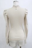 画像3: an another angelus / チュールボウタイリブニットプルオーバー Free IVORY H-26-02-03-073-CA-TO-NS-ZH (3)