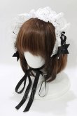 画像1: BABY,THE STARS SHINE BRIGHT / Fallin' Ribbonヘッドドレス  ブラック H-26-02-03-077-BA-AC-NS-ZH (1)