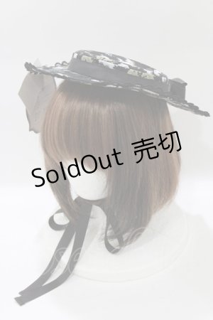 画像: Kurumi Collaboration / KRMヘッドドレス  ブラック H-26-02-03-079-GO-AC-NS-ZH