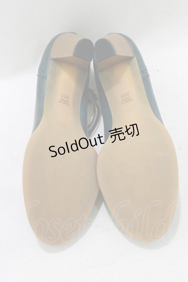 画像4: Victorian maiden / Victorian Ladyパンプス 24.5cm グリーン H-26-02-03-082-CL-SH-NS-ZH (4)