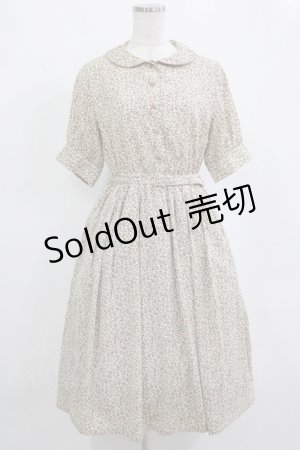 画像: Fi.n.t / パイピング使い小花柄ワンピース Free IVORY H-26-02-03-009-CA-OP-NS-ZH