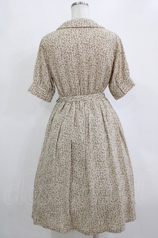 画像3: Fi.n.t / パイピング使い小花柄ワンピース Free IVORY H-26-02-03-009-CA-OP-NS-ZH (3)