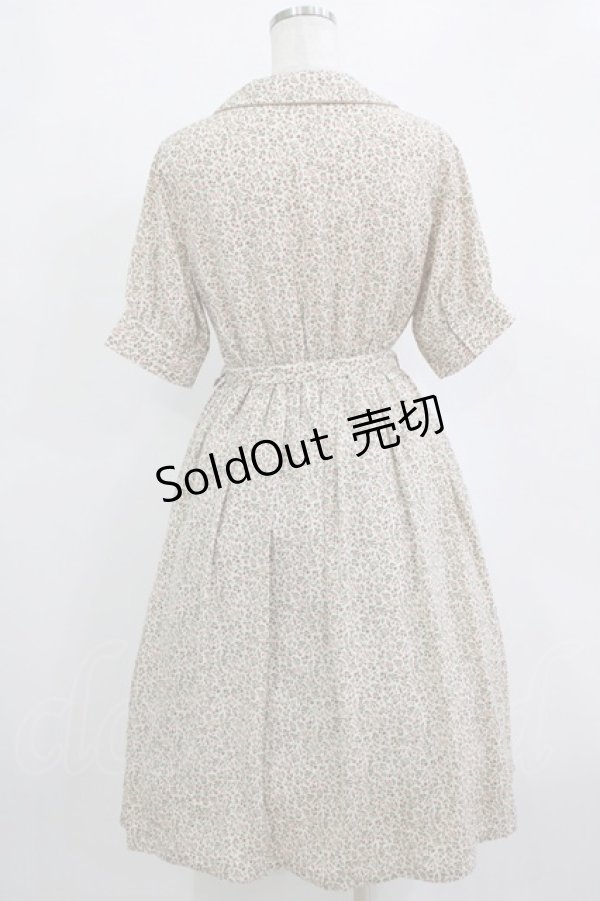画像3: Fi.n.t / パイピング使い小花柄ワンピース Free IVORY H-26-02-03-009-CA-OP-NS-ZH (3)