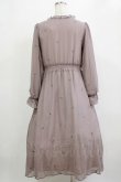 画像3: an another angelus / ローズ刺繍シフォンワンピース Free LAVENDER H-26-02-03-013-CA-OP-NS-ZH (3)