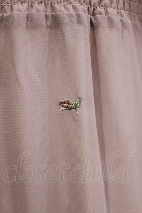 画像4: an another angelus / ローズ刺繍シフォンワンピース Free LAVENDER H-26-02-03-013-CA-OP-NS-ZH (4)
