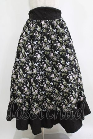 画像: Kurumi Collaboration / KRハナガラHWフレアSK M ブラック H-26-02-03-019-GO-SK-NS-ZH