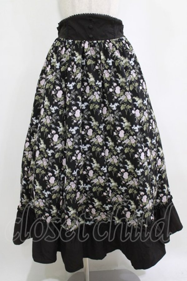 画像1: Kurumi Collaboration / KRハナガラHWフレアSK M ブラック H-26-02-03-019-GO-SK-NS-ZH (1)