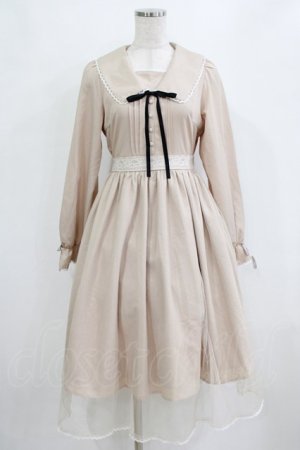 画像: Honey Cinnamon / チュールレイヤードワンピース Free ベージュ H-26-02-04-025-LO-OP-NS-ZH