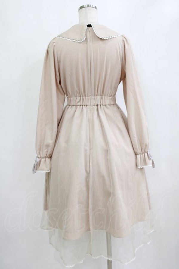 画像3: Honey Cinnamon / チュールレイヤードワンピース Free ベージュ H-26-02-04-025-LO-OP-NS-ZH (3)