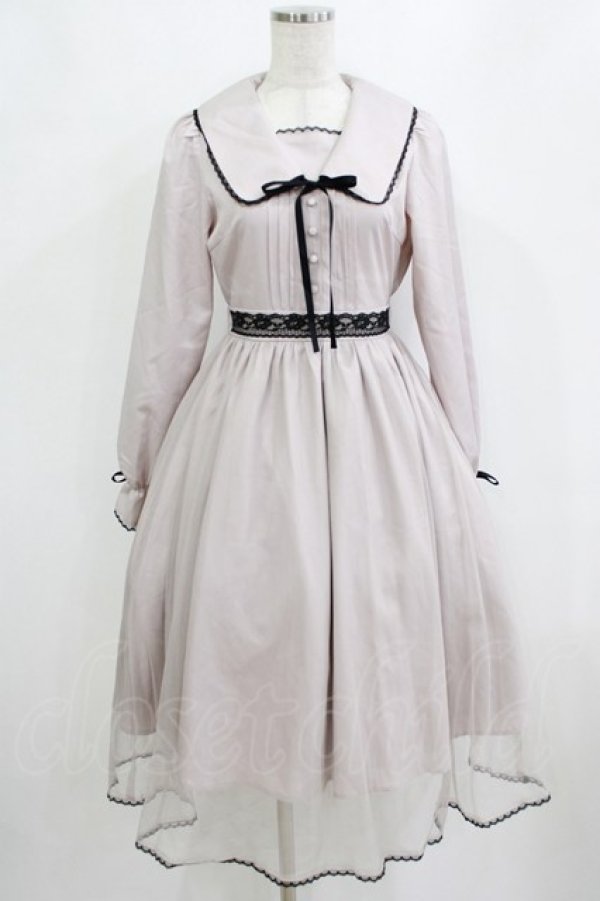 画像1: Honey Cinnamon / チュールレイヤードワンピース Free ピンク H-26-02-04-026-LO-OP-NS-ZH (1)