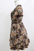 画像2: axes femme / 花柄ワンピース M ブラウン H-26-02-04-030-AX-OP-NS-ZH (2)